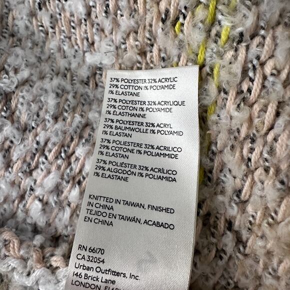 Free People Daydreamer Cardi Open Front Cardigan Sweater Womens Small Multi Knit - Picture 8 of 11